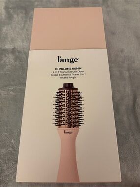 L'ange Le Volume 60mm 2-in-1 Brush Dryer in Blush Pink